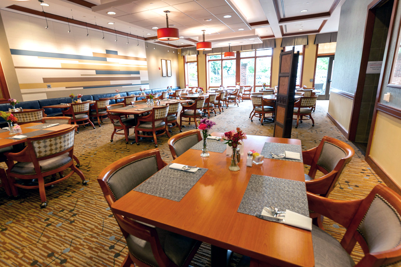 Interior of dining room